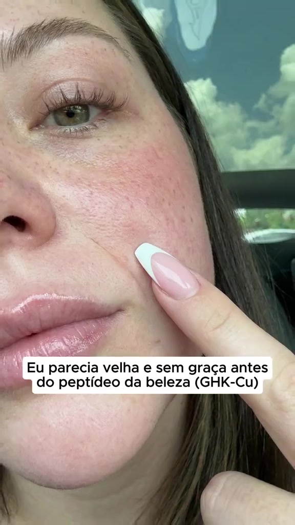 O sérum facial de Peptídeo de Cobre GHK-Cu ajuda na ativação da produ...