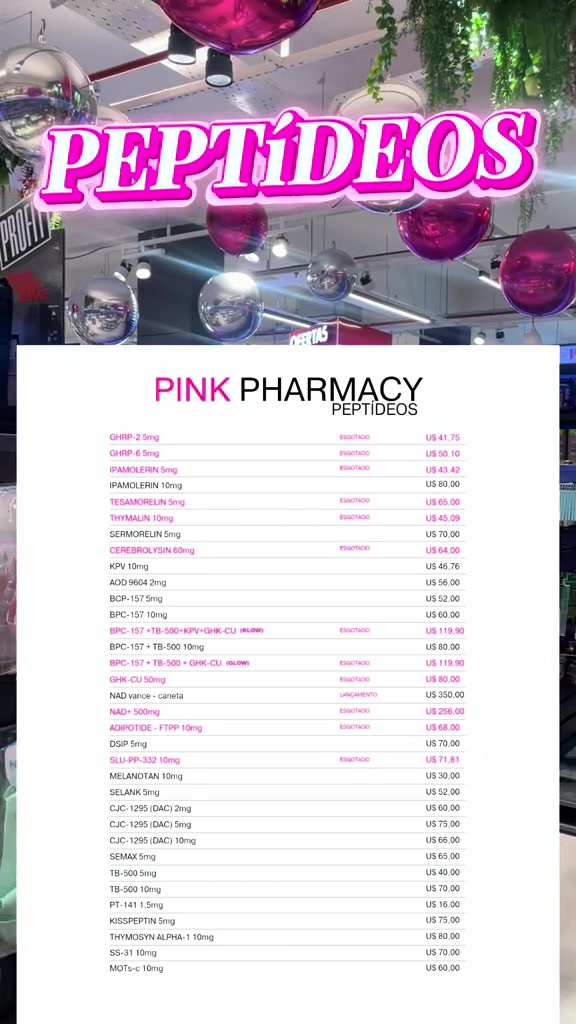 A Pink Pharmacy fica em Ciudad del Este, Paraguai 🇵🇾 📍 Shopping Del E...