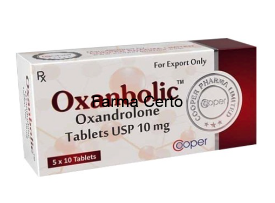 Oxanbolic (Oxandrolona) 10mg 50 Comprimidos - Cooper Pharma